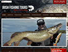 Tablet Screenshot of irishfishingtours.com